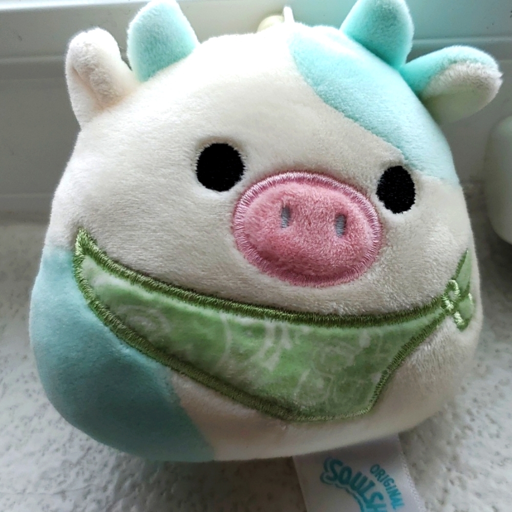 Belana cow squishmallow clip
